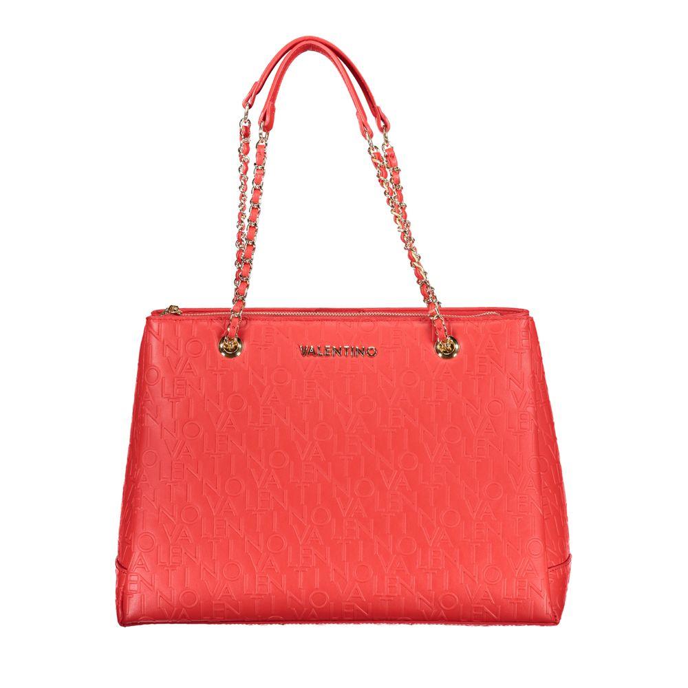 Valentino Bags Red Polyethylene Handbag - Arichezz.store