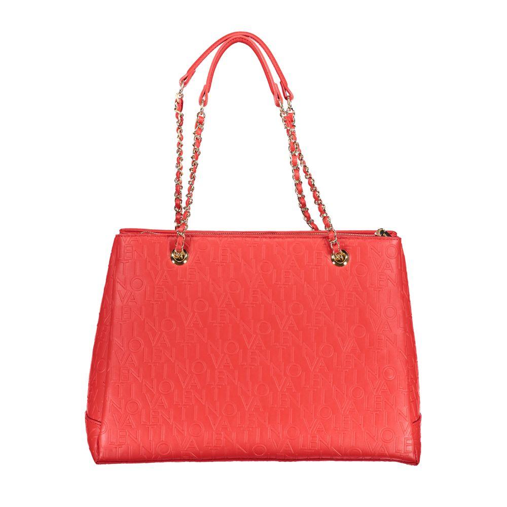 Valentino Bags Red Polyethylene Handbag - Arichezz.store