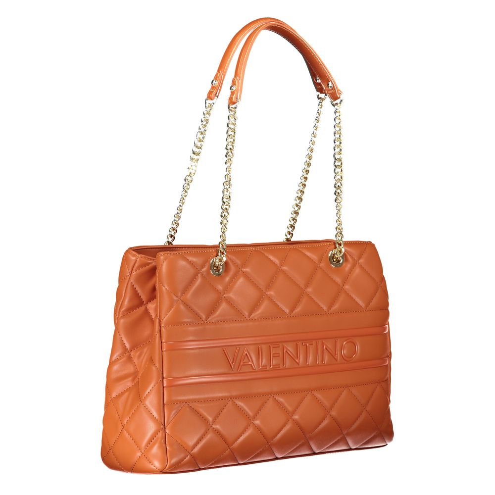 Valentino Bags Orange Polyethylene Handbag - Arichezz.store