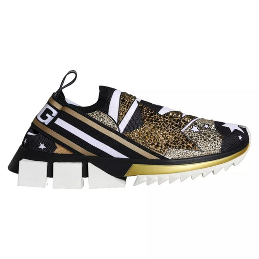 Dolce & Gabbana Multicolor Comet Star Print Sorrento Sneakers Shoes - Arichezz.store