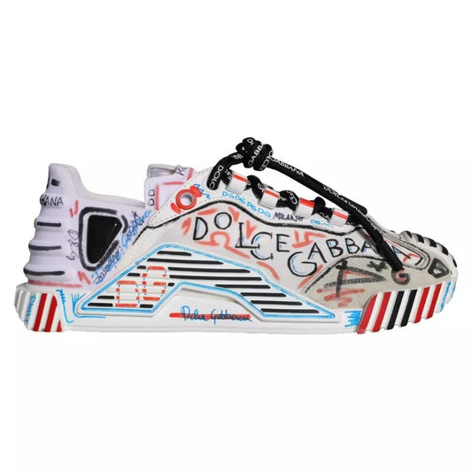 Dolce & Gabbana Multicolor Suede Fabric NS1 Sneakers Shoes - Arichezz.store