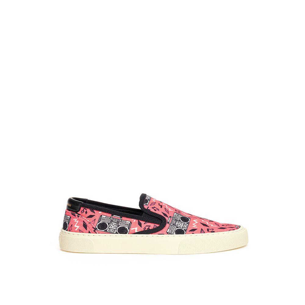 Saint Laurent Pink Cotton Sneaker - Arichezz.store