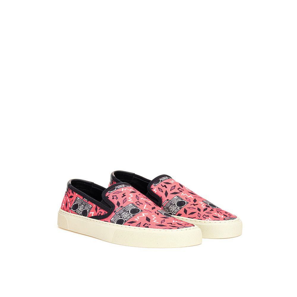 Saint Laurent Pink Cotton Sneaker - Arichezz.store