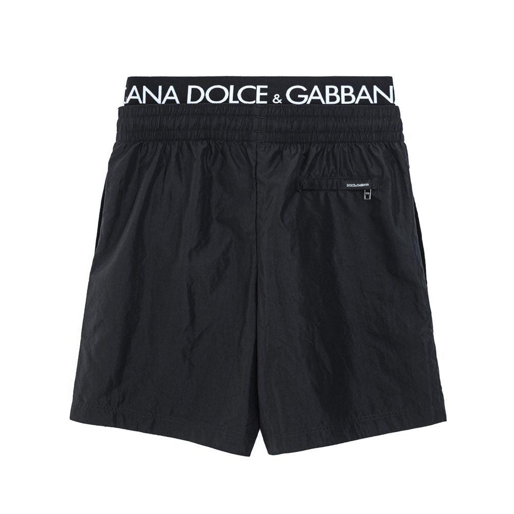 Dolce & Gabbana Black Polyester Swimwear - Arichezz.store