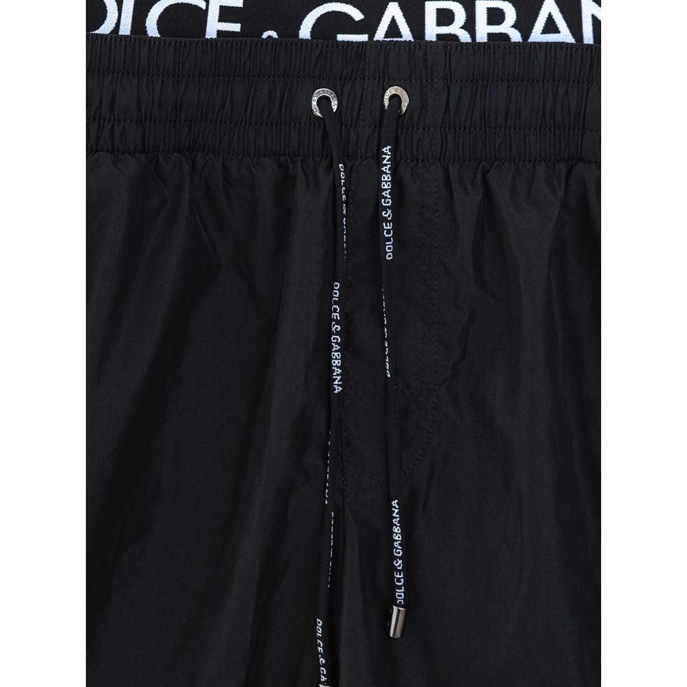 Dolce & Gabbana Black Polyester Swimwear - Arichezz.store