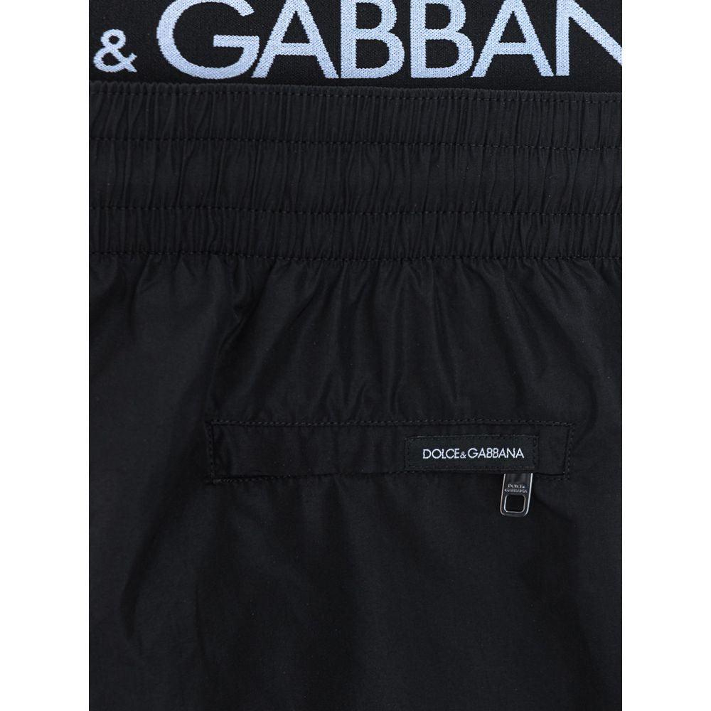 Dolce & Gabbana Black Polyester Swimwear - Arichezz.store