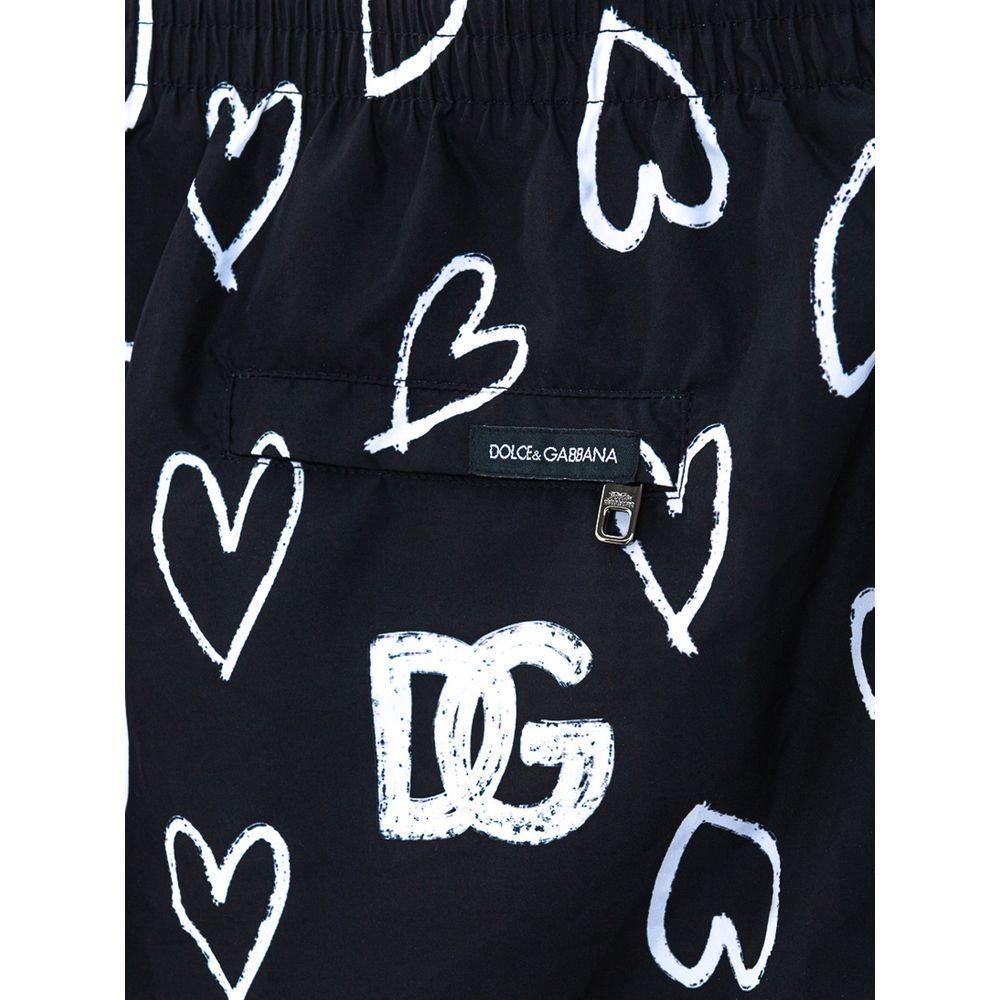 Dolce & Gabbana Black Polyester Swimwear - Arichezz.store