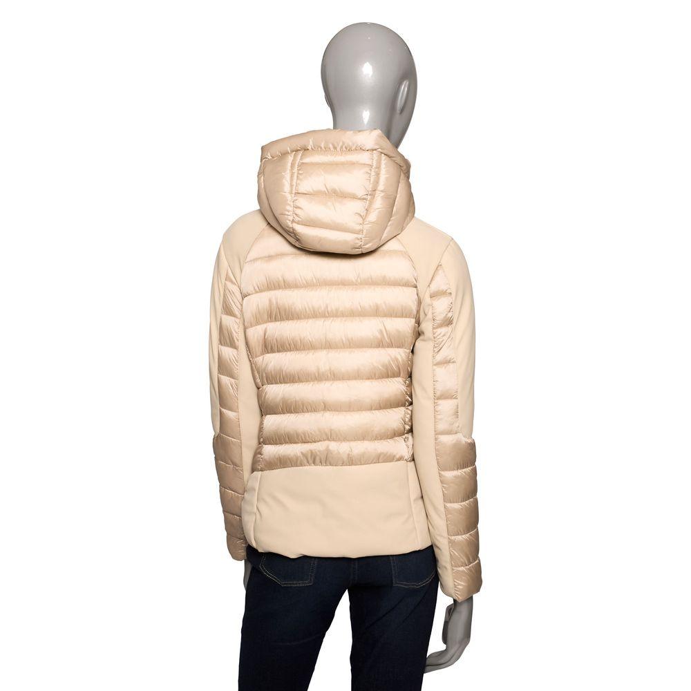 Baldinini Trend Beige Women's Polyester Jacket - Arichezz.store