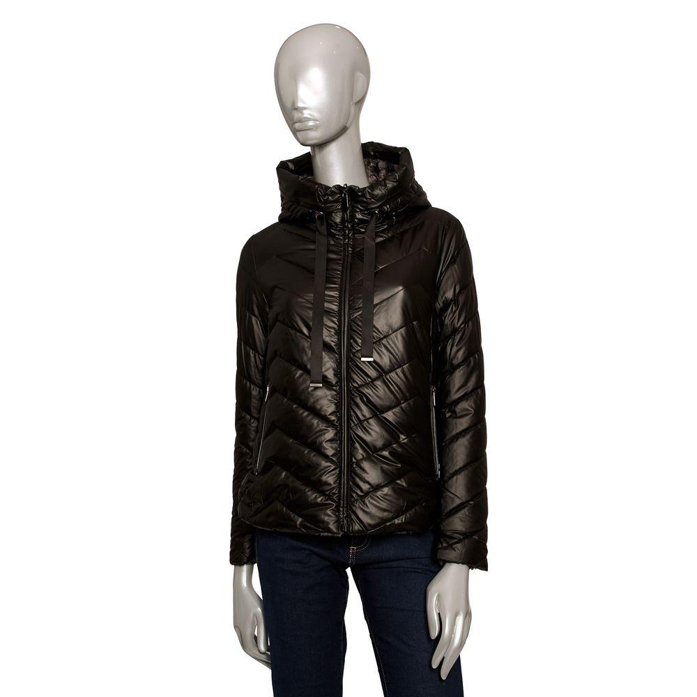 Baldinini Trend Black Polyester Women Jacket - Arichezz.store