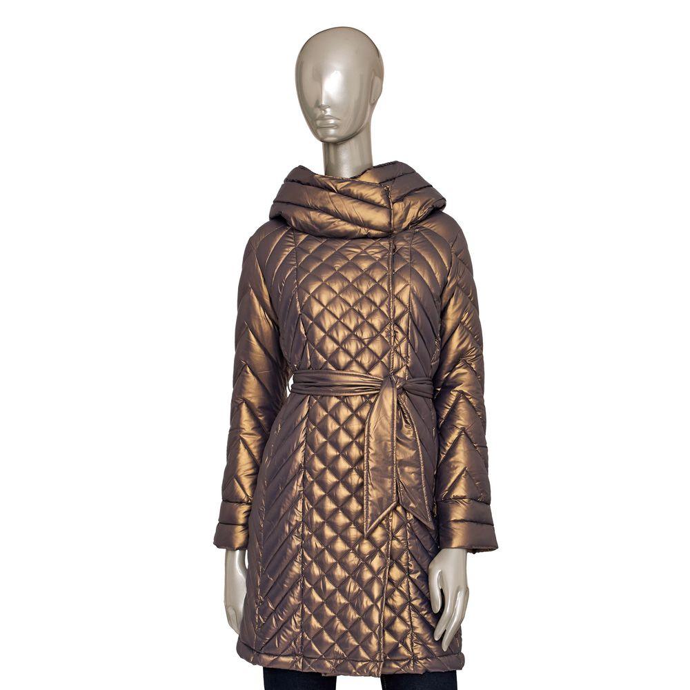 Baldinini Trend Brown Polyester Women Coat - Arichezz.store