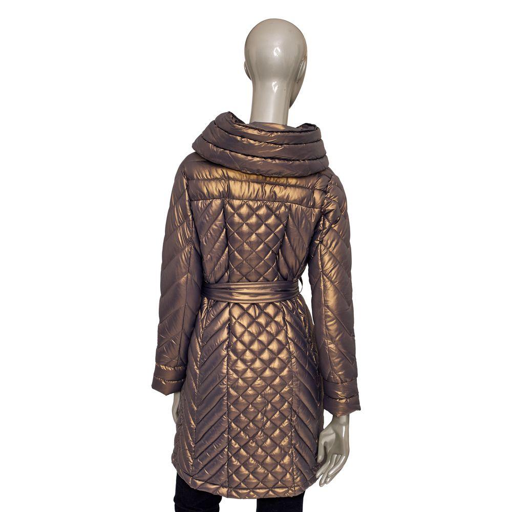 Baldinini Trend Brown Polyester Women Coat - Arichezz.store