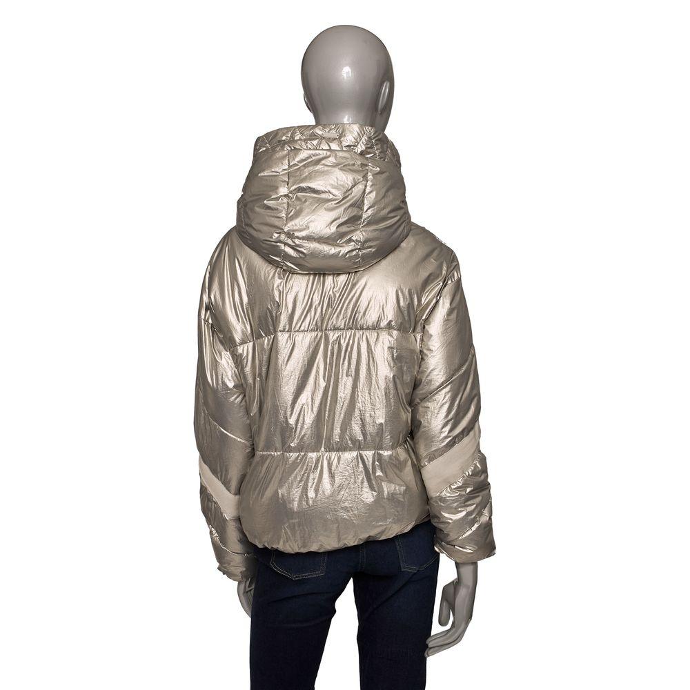 Baldinini Trend Silver Polyester Women Jacket - Arichezz.store