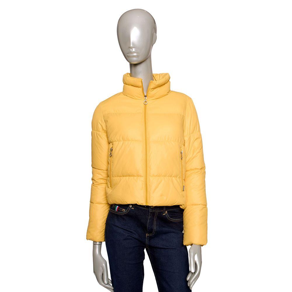 Baldinini Trend Yellow Polyester Women Jacket - Arichezz.store