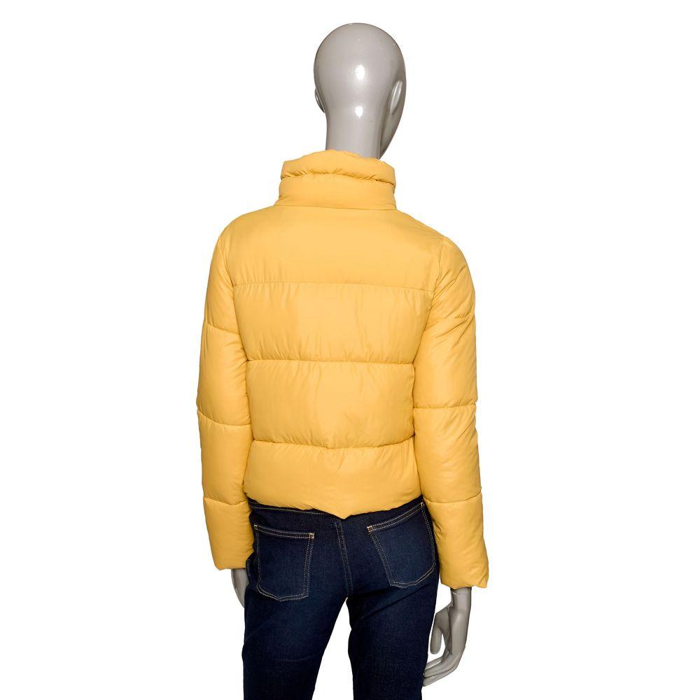 Baldinini Trend Yellow Polyester Women Jacket - Arichezz.store