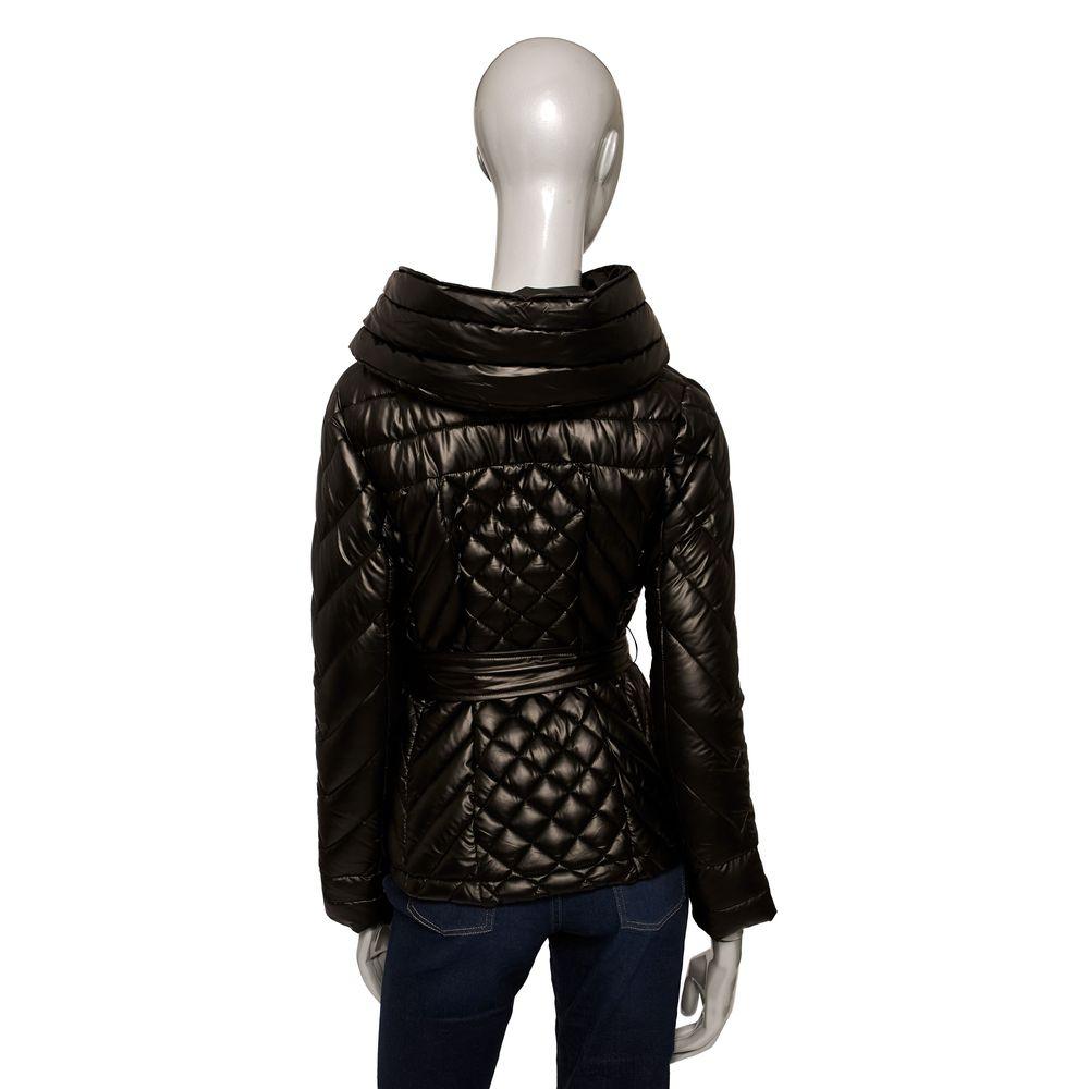 Baldinini Trend Black Women's Short Jacket with Belt - Arichezz.store