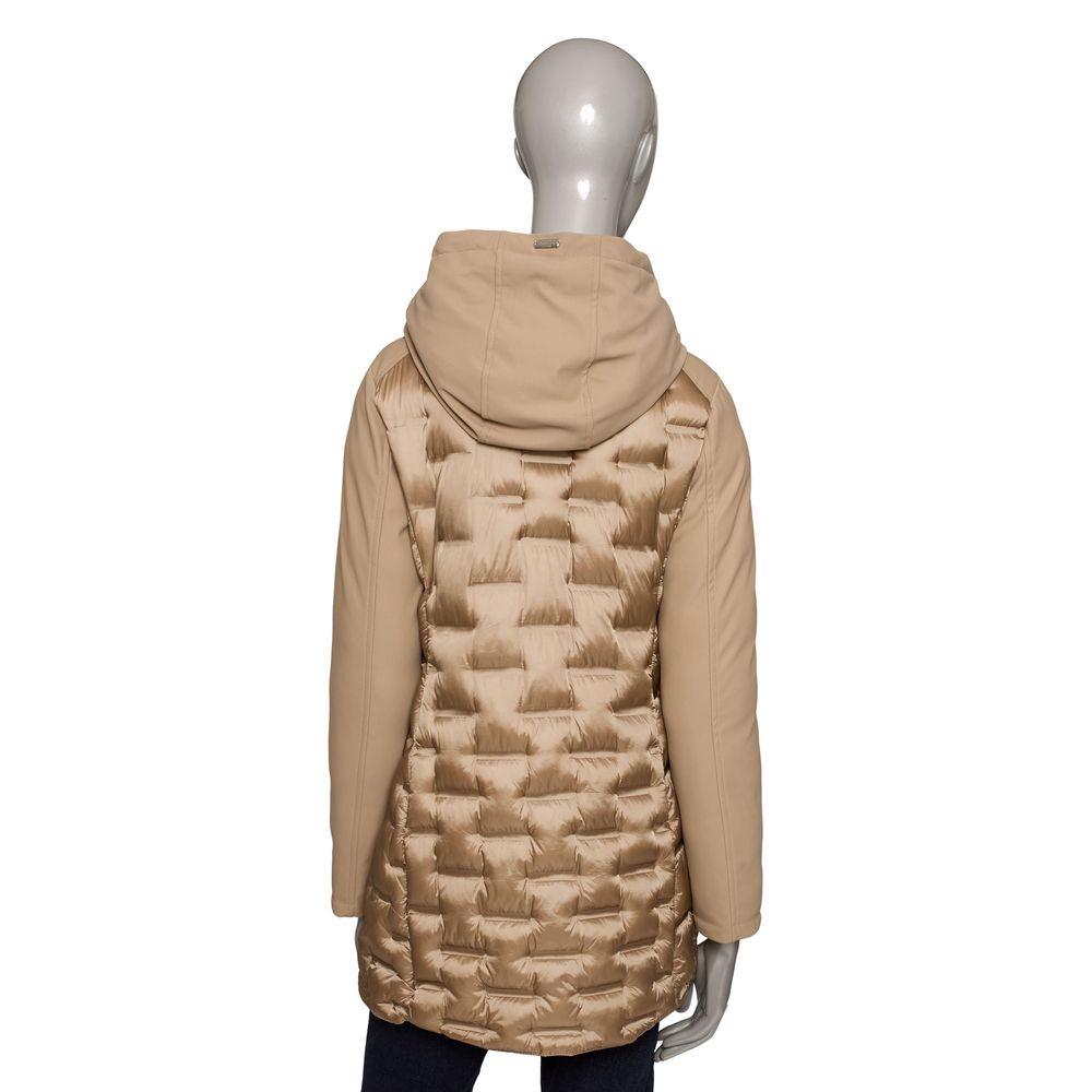 Baldinini Trend Beige Polyester Women Jacket - Arichezz.store