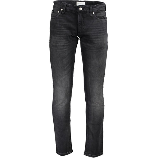 Calvin Klein Black Cotton Jeans & Pant - Arichezz.store