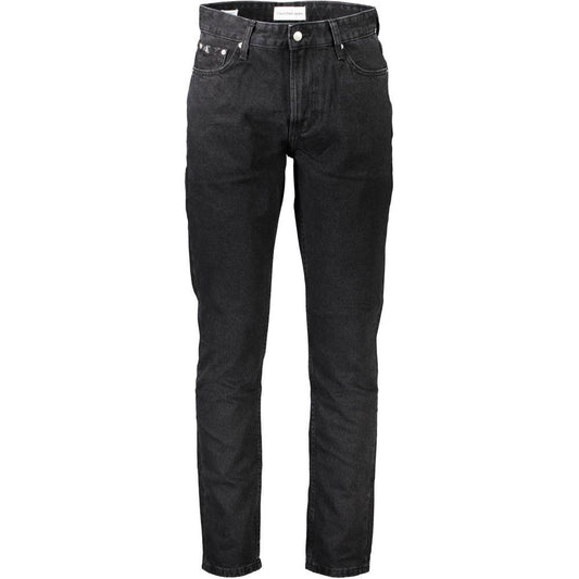 Calvin Klein Black Cotton Jeans & Pant - Arichezz.store