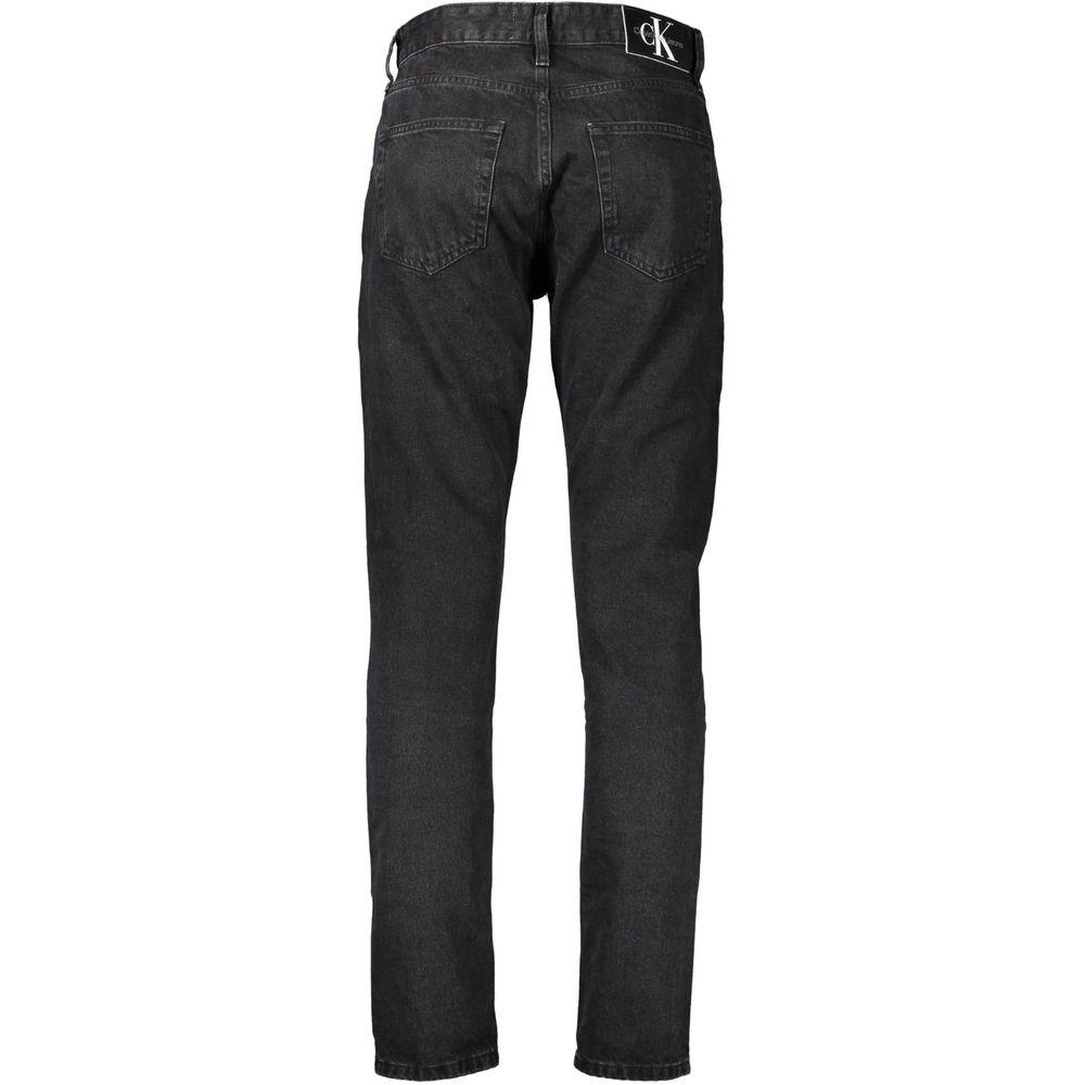 Calvin Klein Black Cotton Jeans & Pant - Arichezz.store