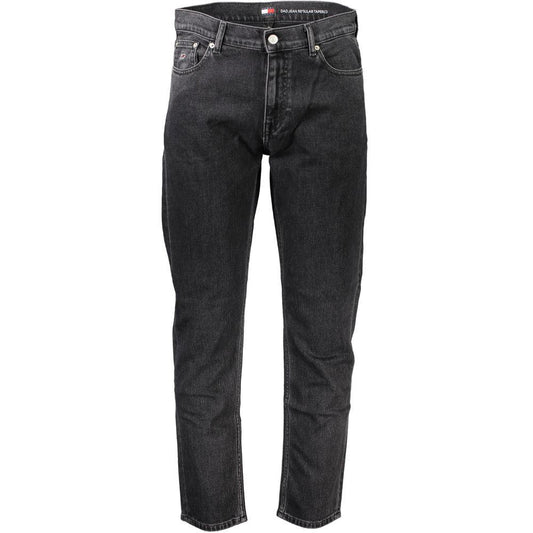 Tommy Hilfiger Black Cotton Jeans & Pant - Arichezz.store