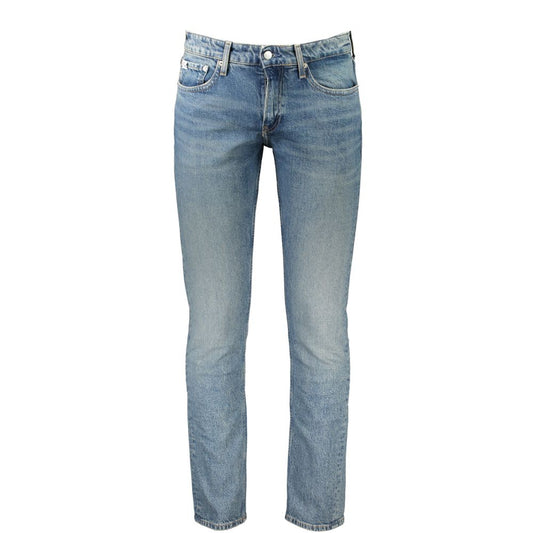 Calvin Klein Blue Cotton Jeans & Pant - Arichezz.store