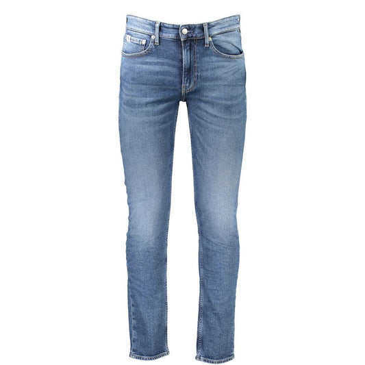 Calvin Klein Blue Cotton Jeans & Pant - Arichezz.store