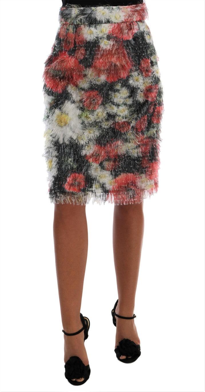 Dolce & Gabbana Floral Elegance Knee-Length Skirt - Arichezz.store