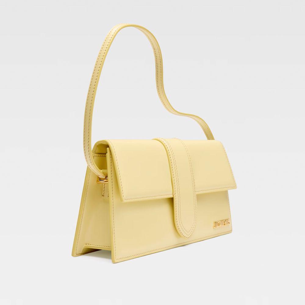 Jacquemus Yellow Leather Handbag - Arichezz.store