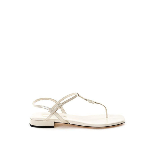 Miu Miu Beige Vernice Sandal - Arichezz.store