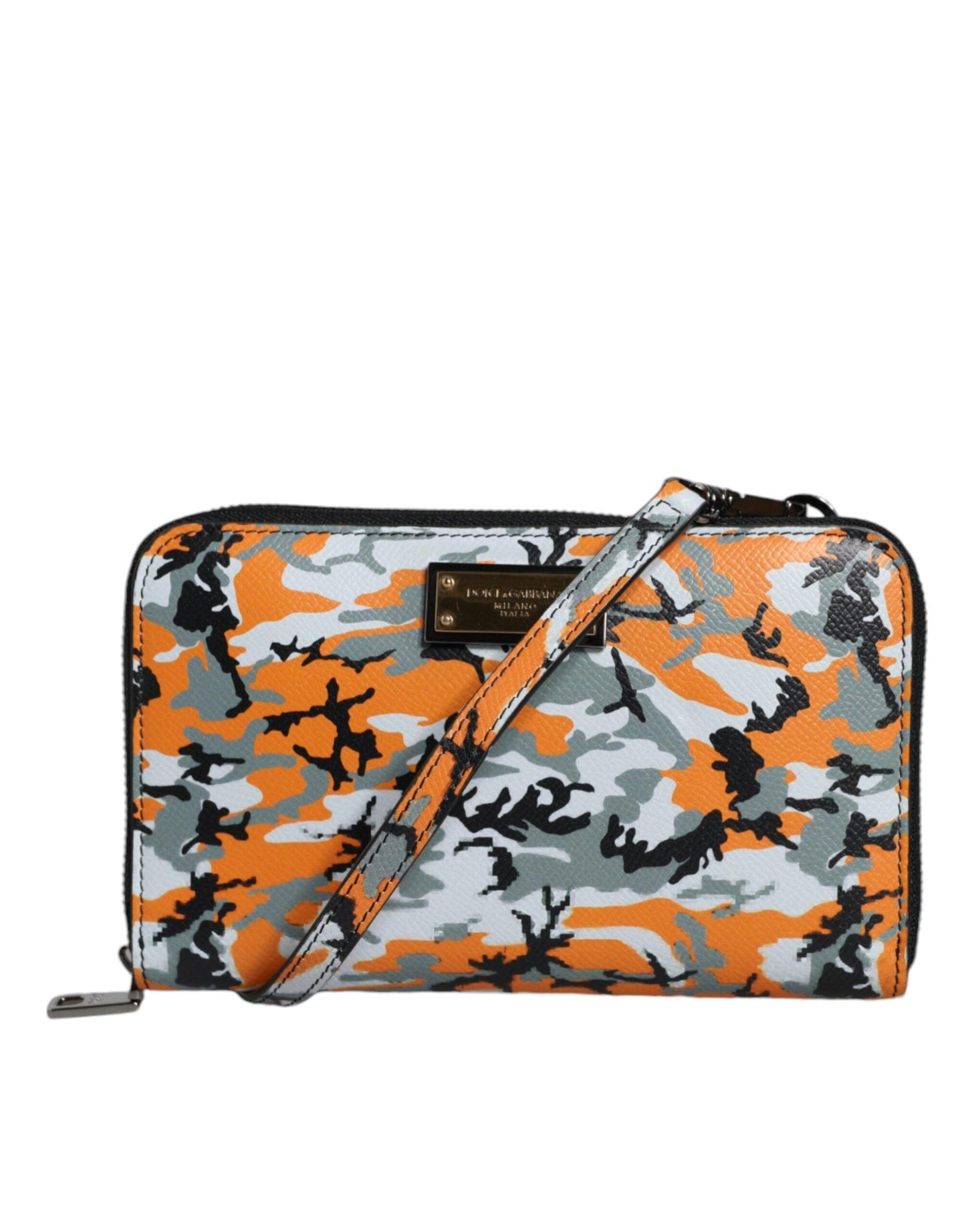 Dolce & Gabbana Multicolor Camouflage Leather Purse Cross Body Bag - Arichezz.store