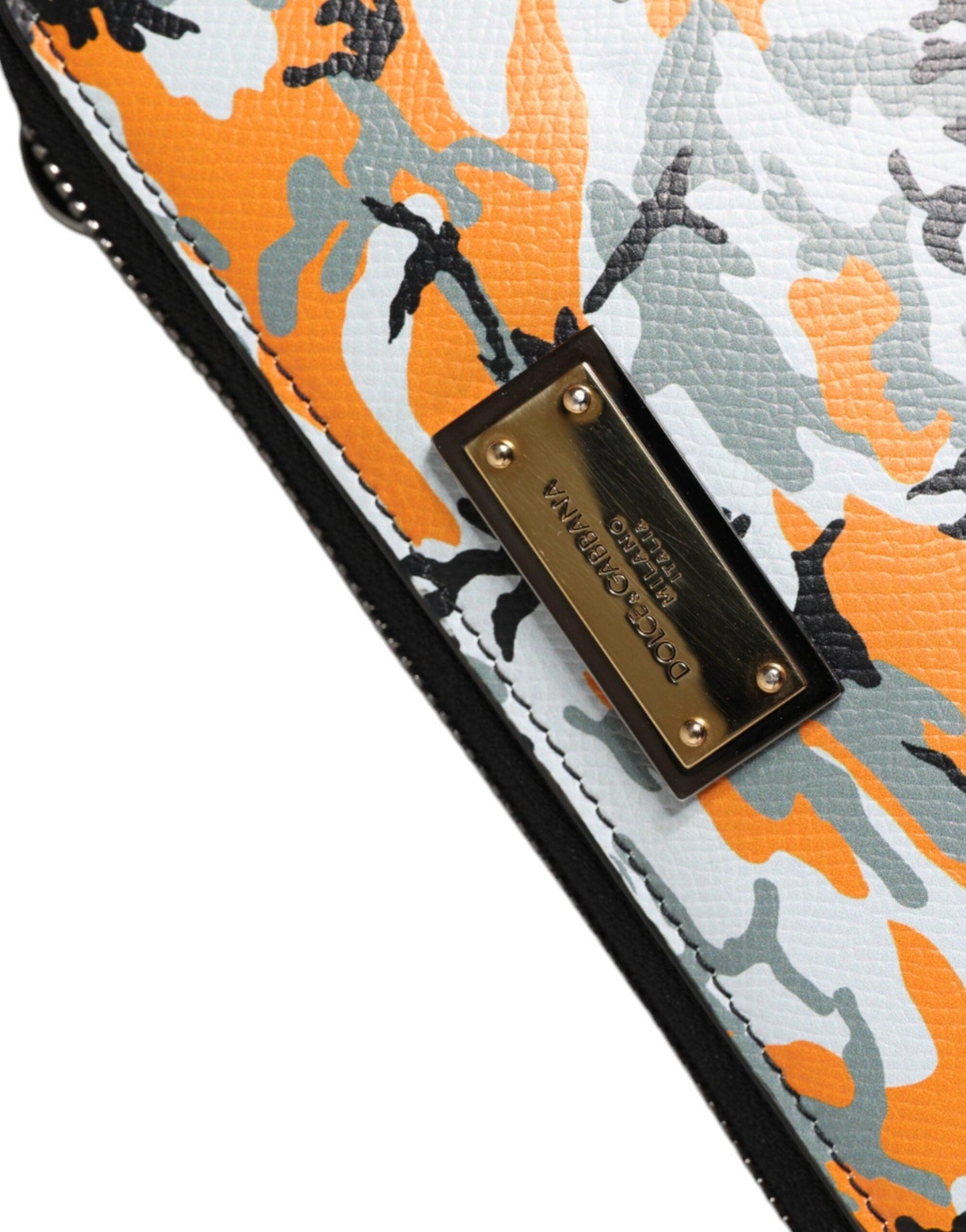 Dolce & Gabbana Multicolor Camouflage Leather Purse Cross Body Bag - Arichezz.store