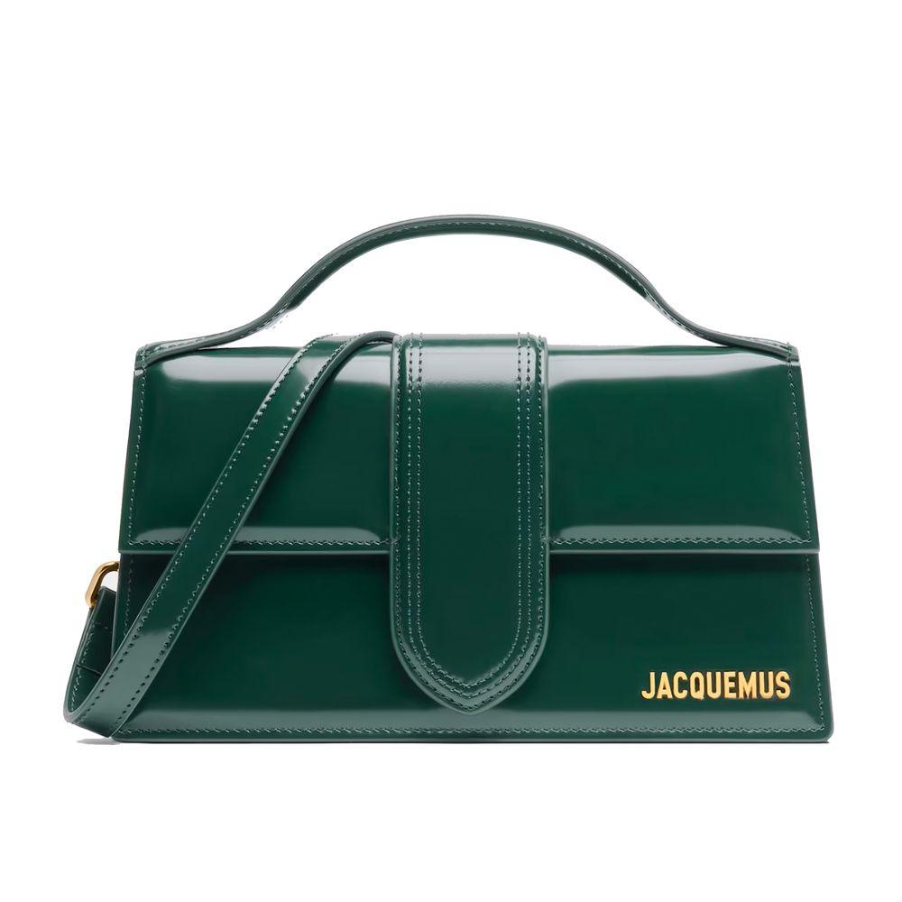 Jacquemus Green Leather Crossbody Bag - Arichezz.store