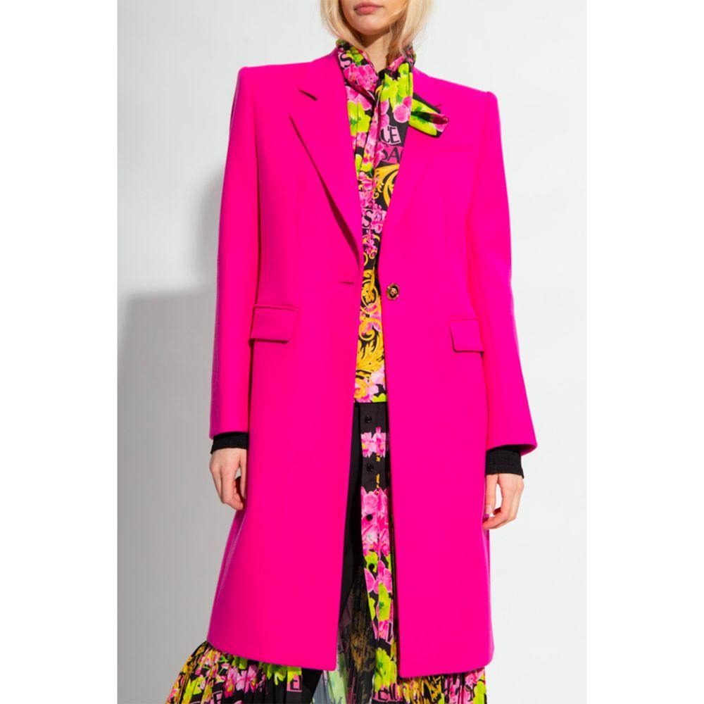 Versace Fuchsia Viscose Jackets & Coat - Arichezz.store