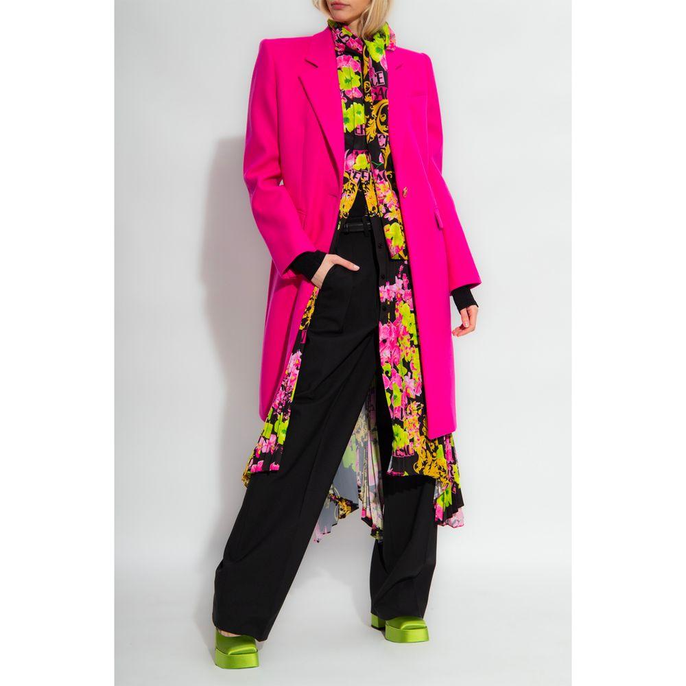 Versace Fuchsia Viscose Jackets & Coat - Arichezz.store