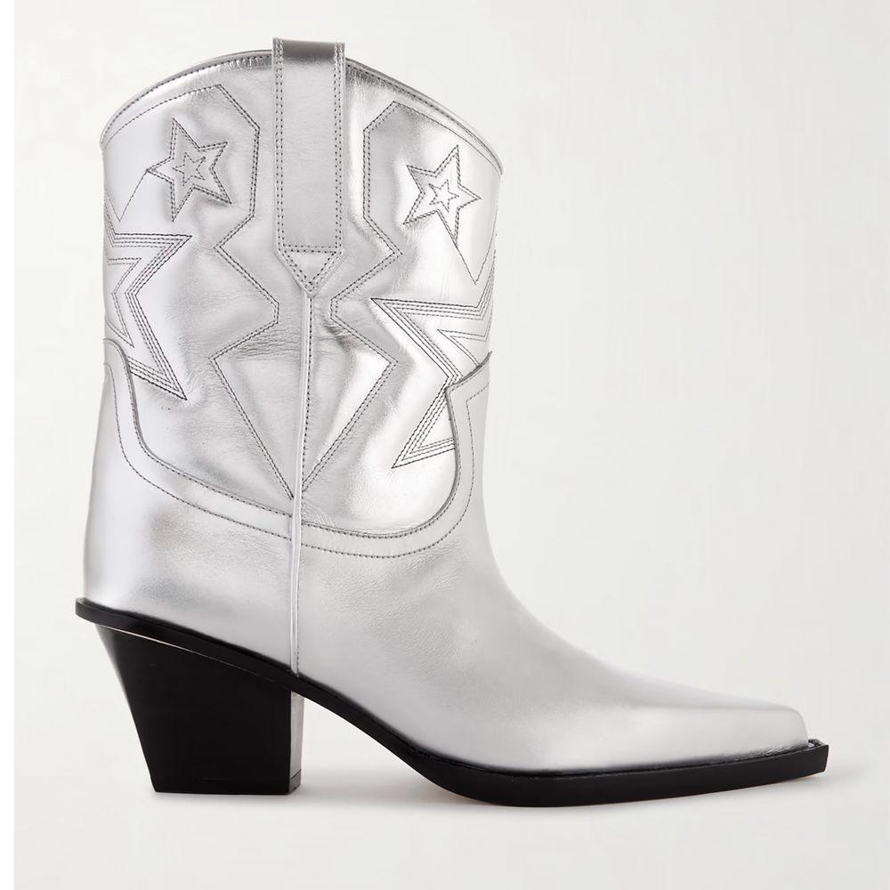 Paris Texas Gray Leather Boot - Arichezz.store