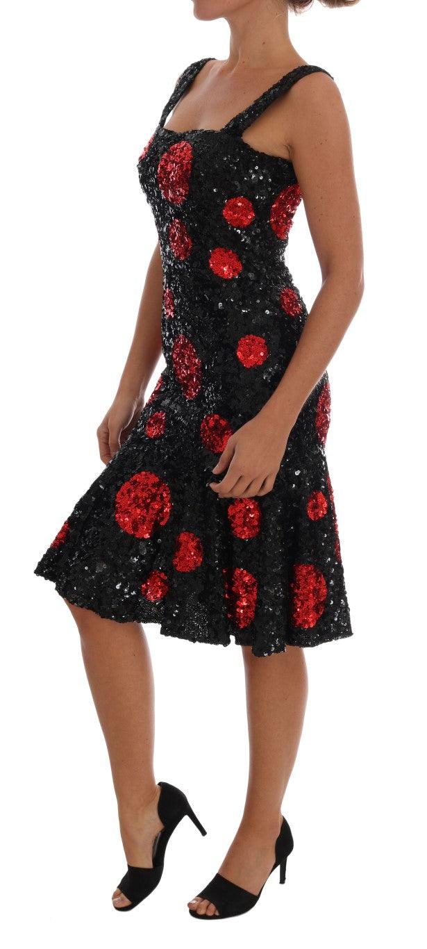 Dolce & Gabbana Elegant Polka Dotted Shift Dress - Arichezz.store