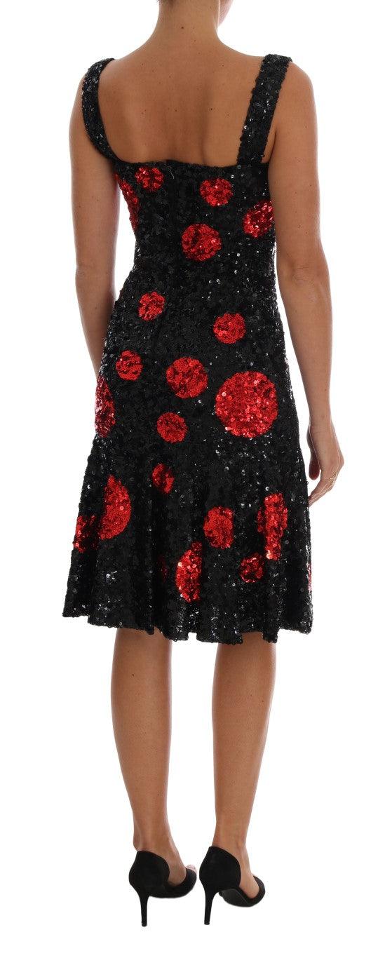 Dolce & Gabbana Elegant Polka Dotted Shift Dress - Arichezz.store