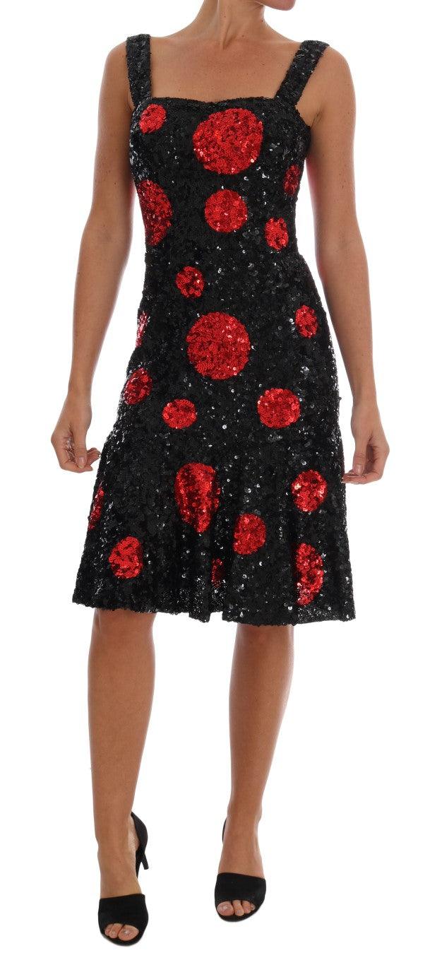 Dolce & Gabbana Elegant Polka Dotted Shift Dress - Arichezz.store