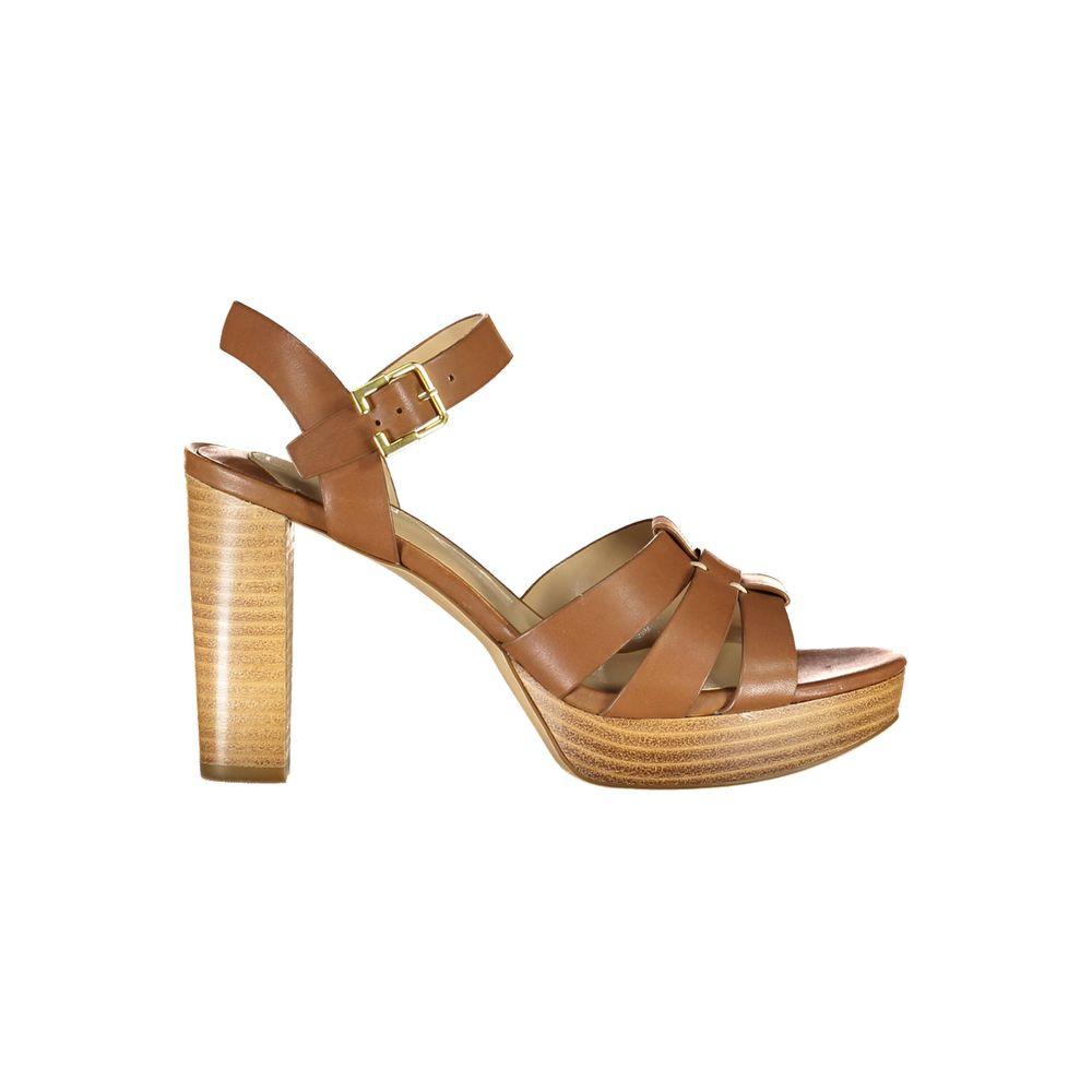 Ralph Lauren Brown Leather Sandal - Arichezz.store