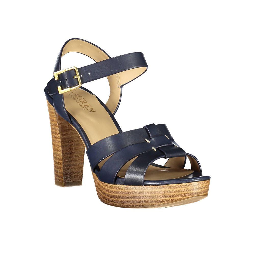 Ralph Lauren Blue Leather Sandal - Arichezz.store