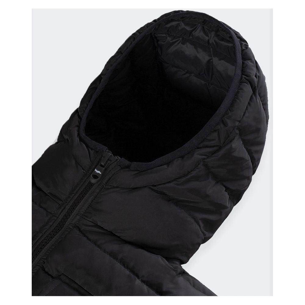 Refrigiwear Black Nylon Men's Down Jacket - Arichezz.store