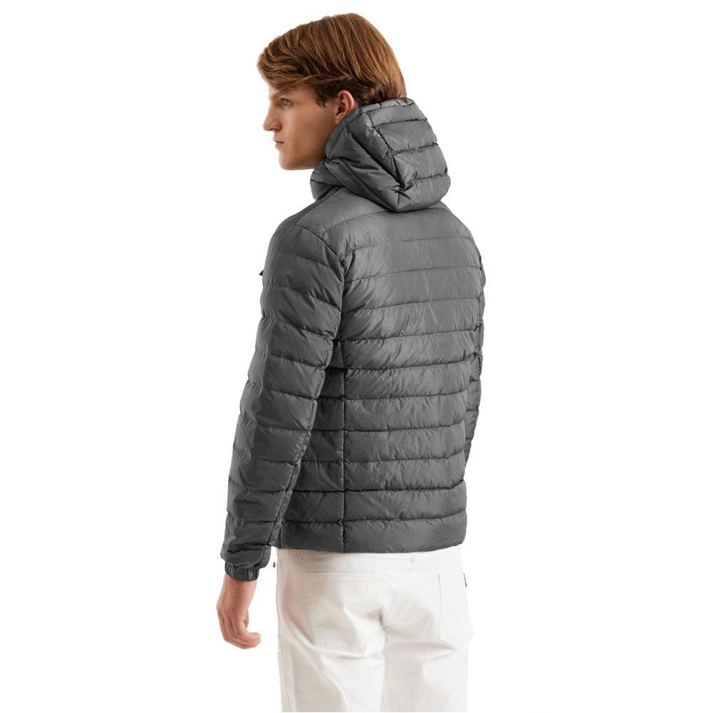 Refrigiwear Gray Nylon Men Jacket - Arichezz.store