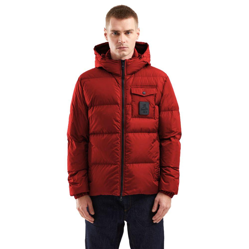 Refrigiwear Red Nylon Men Jacket - Arichezz.store