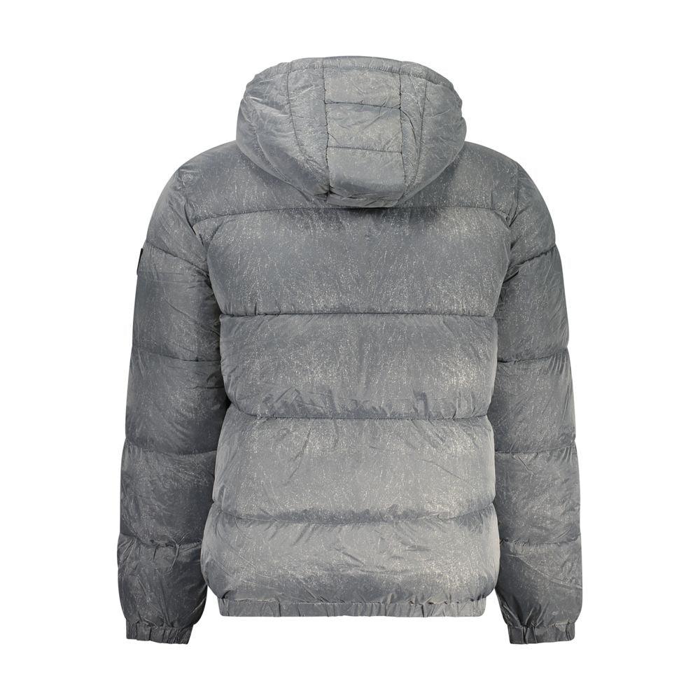 Guess Jeans Gray Polyamide Jacket - Arichezz.store