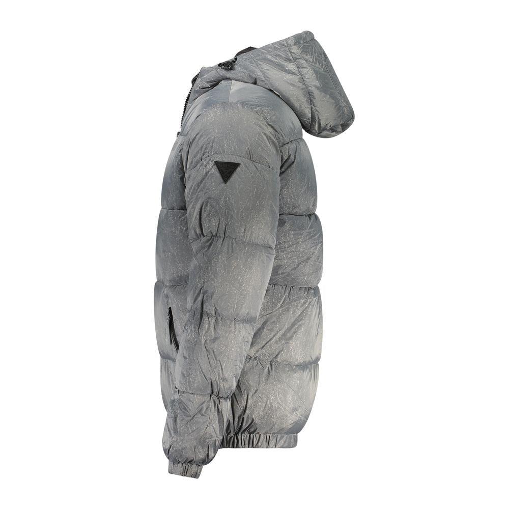 Guess Jeans Gray Polyamide Jacket - Arichezz.store