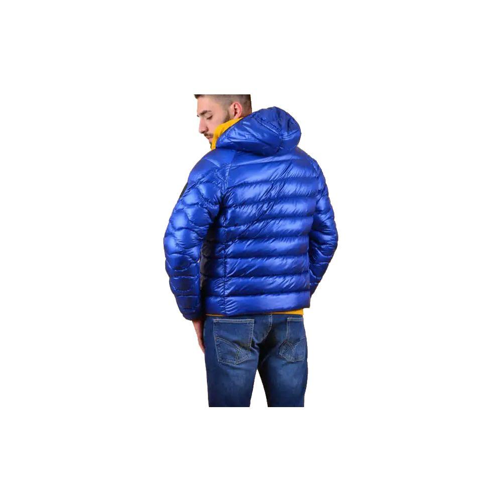 Refrigiwear Blue Nylon Mens Down Jacket - Arichezz.store