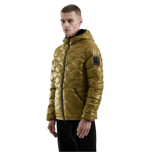 Refrigiwear Yellow Nylon Men's Jacket - Arichezz.store