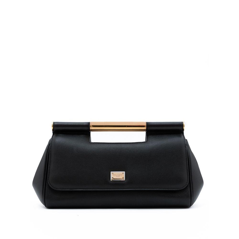 Dolce & Gabbana Black Leather Handbag - Arichezz.store