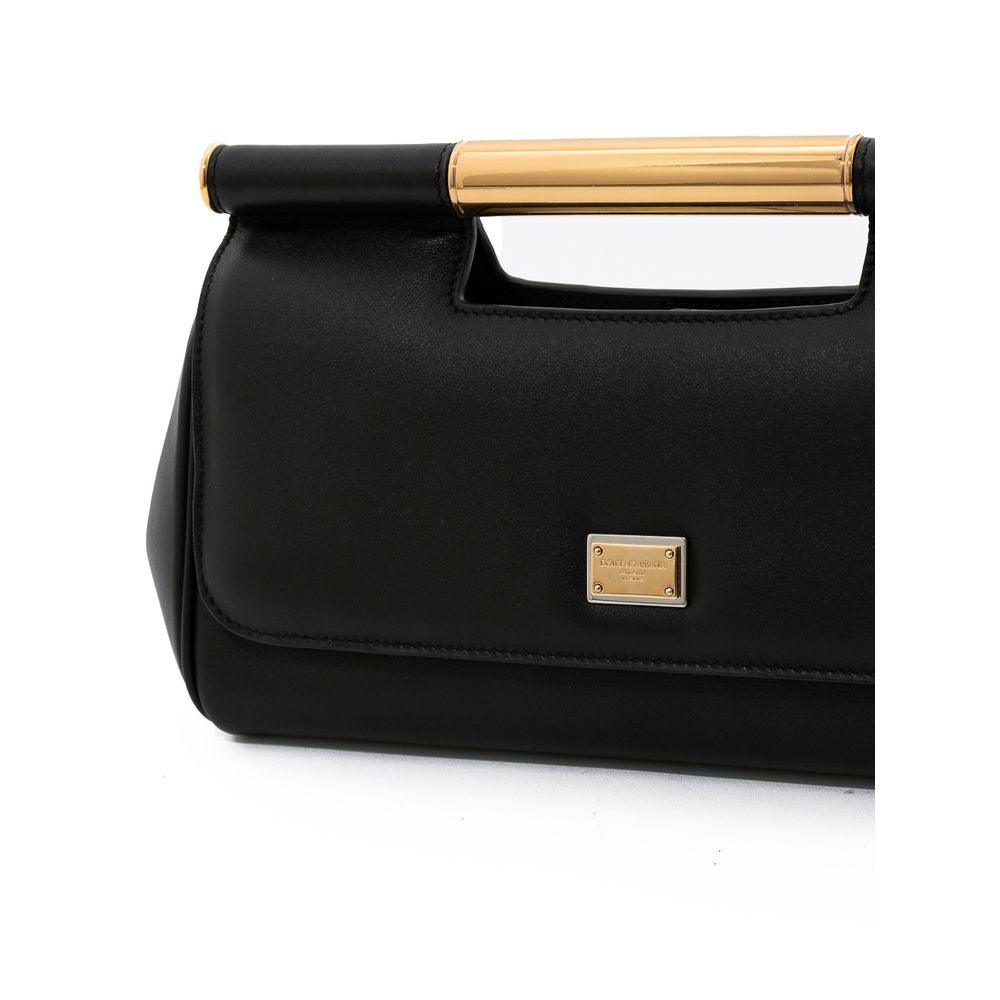 Dolce & Gabbana Black Leather Handbag - Arichezz.store