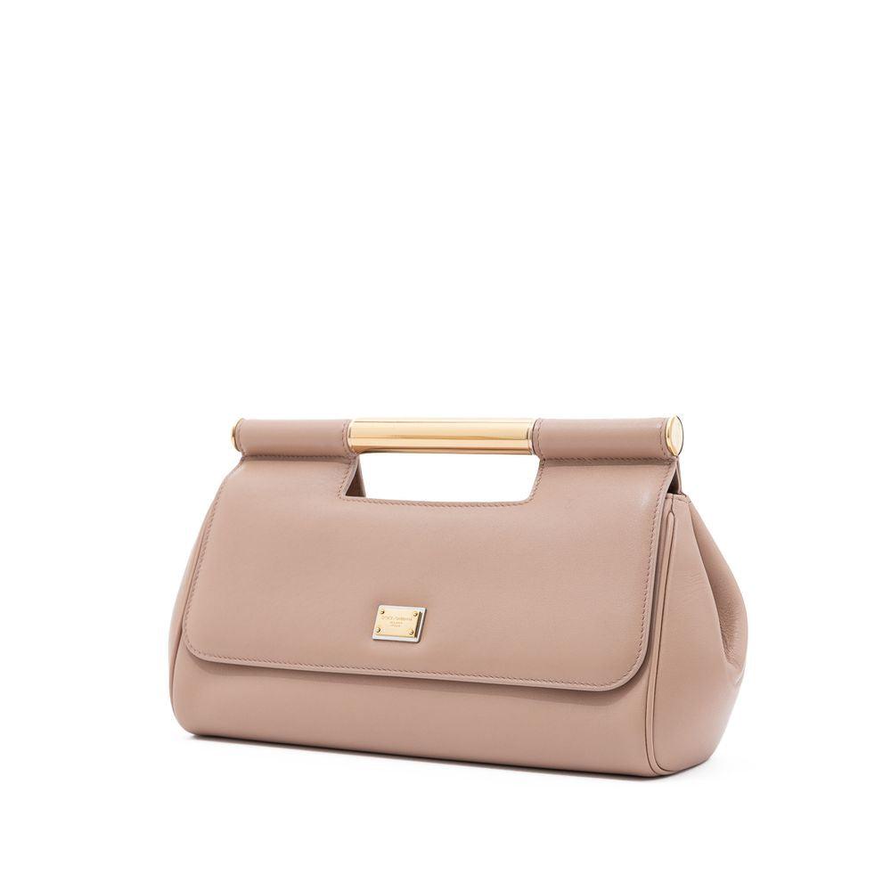 Dolce & Gabbana Pink Leather Handbag - Arichezz.store